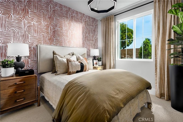 729 Oliver Ave, Placentia, CA 92870 - bedroom featuring wallpapered walls and carpet floors