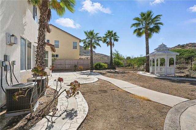 31868 Birchwood Dr, Lake Elsinore, CA 92532 - fenced backyard with a gazebo and a patio area