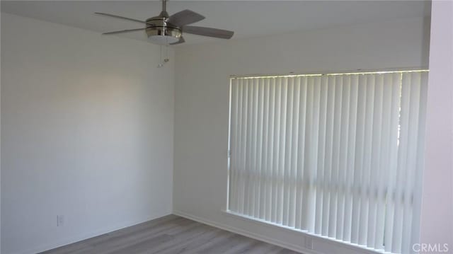 708 N Montebello Blvd, Montebello, CA 90640 - spare room featuring light wood-style flooring and a ceiling fan