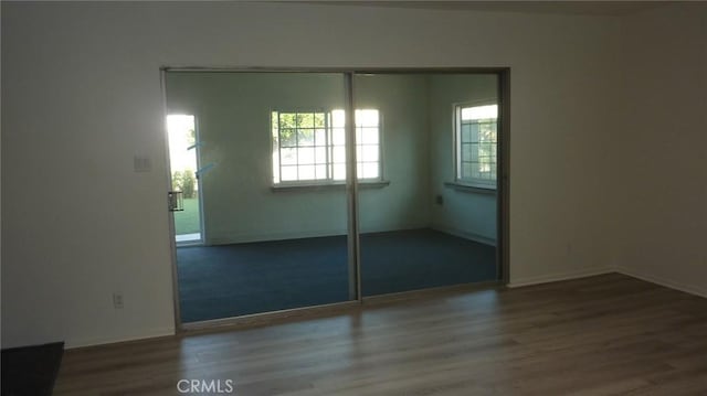 708 N Montebello Blvd, Montebello, CA 90640 - unfurnished bedroom with wood finished floors and a closet