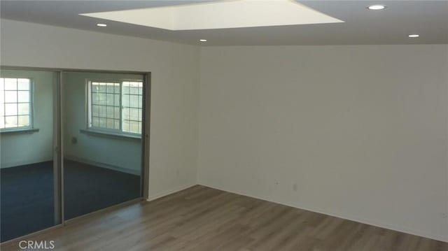 708 N Montebello Blvd, Montebello, CA 90640 - spare room with wood finished floors and recessed lighting