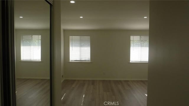 708 N Montebello Blvd, Montebello, CA 90640 - spare room featuring wood finished floors and recessed lighting