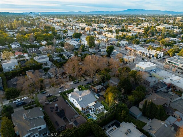 4164 Sunnyslope Ave, Sherman Oaks, CA 91423 - aerial view of property's location with a mountainous background