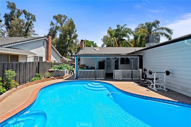 3367 M St, Merced, CA 95348 - view of pool featuring a patio