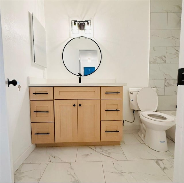 4170 Elm Ave Unit 213, Long Beach, CA 90807 - bathroom with marble look tile flooring and vanity