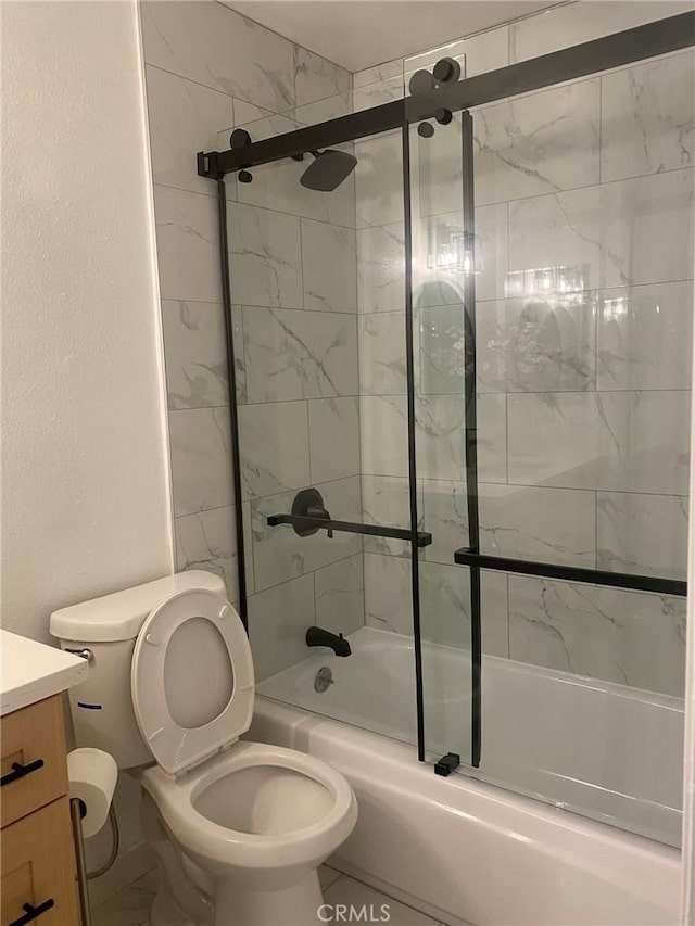 4170 Elm Ave Unit 213, Long Beach, CA 90807 - bathroom with enclosed tub / shower combo and vanity