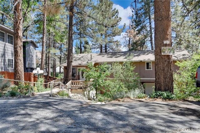 23201 Cardinal Rd, Wrightwood, CA 92397 - view of front facade