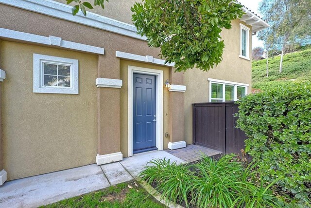 6925 Tourmaline, Carlsbad, CA 92009 - view of exterior entry with stucco siding