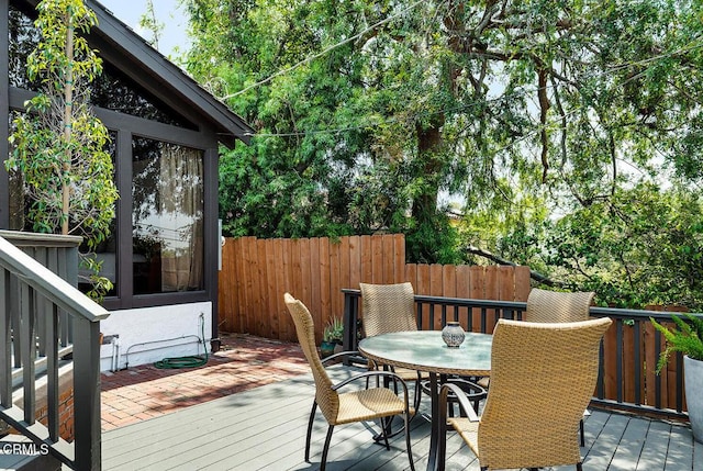 405 Sequoia Dr, Pasadena, CA 91105 - deck with outdoor dining space