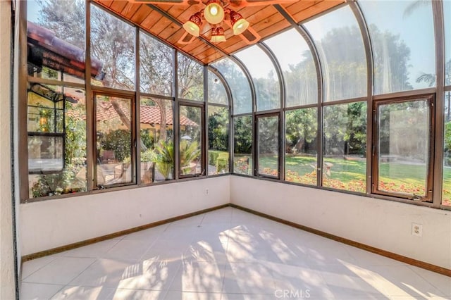 2033 Benbow Pl, Riverside, CA 92506 - unfurnished sunroom featuring lofted ceiling