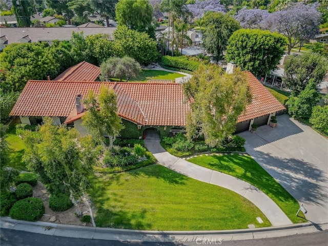 2033 Benbow Pl, Riverside, CA 92506 - aerial view of property and surrounding area