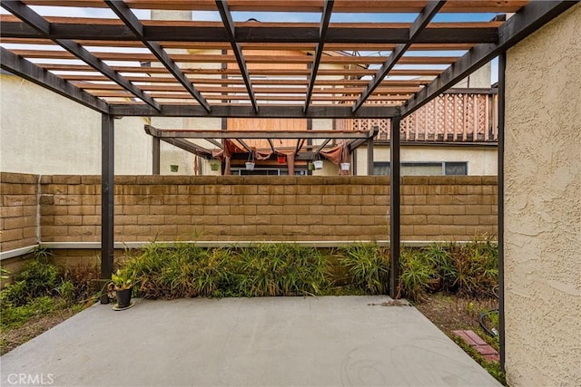 14000 Cerise Ave, Hawthorne, CA 90250 - view of patio with a pergola