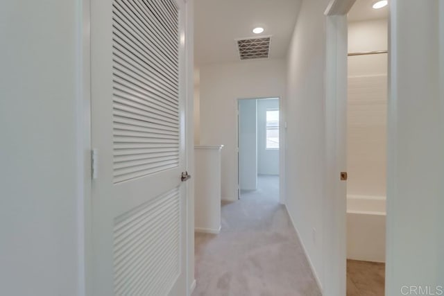 5305 Seacliff Pl Unit 5, San Diego, CA 92154 - hallway with baseboards and recessed lighting
