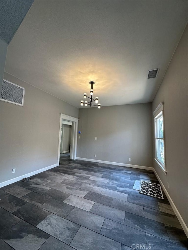 508 S Orange Ave, Santa Ana, CA 92701 - unfurnished room with a chandelier and baseboards