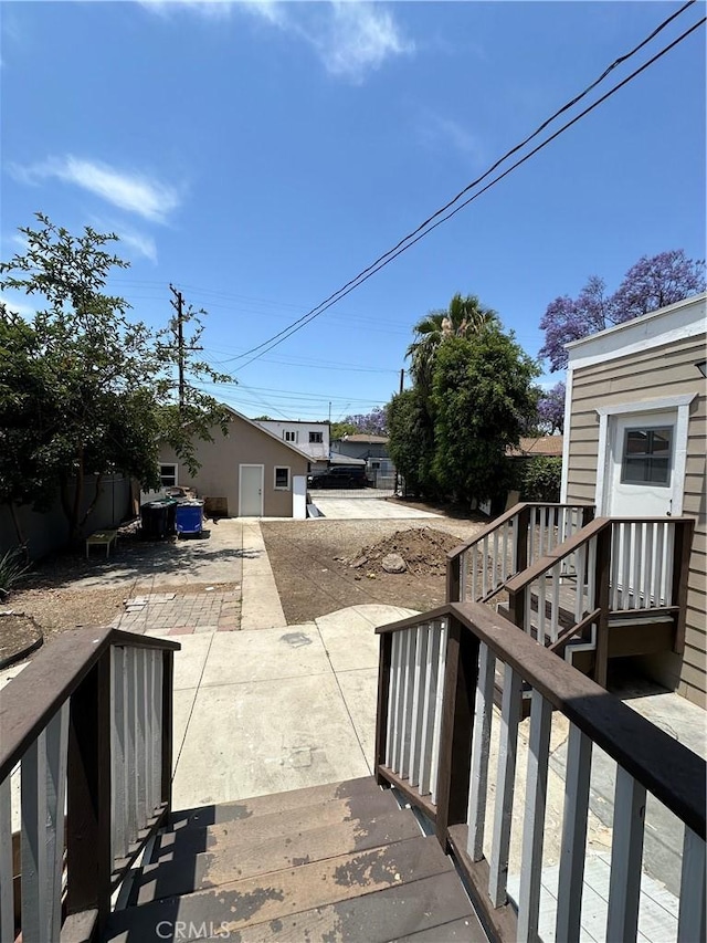 508 S Orange Ave, Santa Ana, CA 92701 - wooden deck featuring a patio