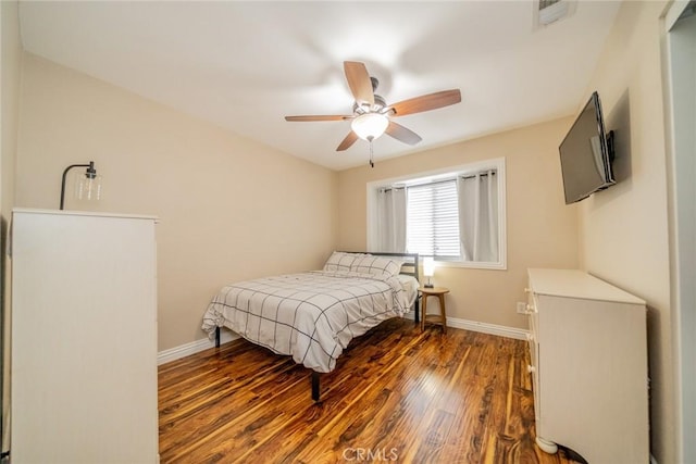 18210 Deauville Dr, Victorville, CA 92395 - bedroom with wood finished floors and a ceiling fan