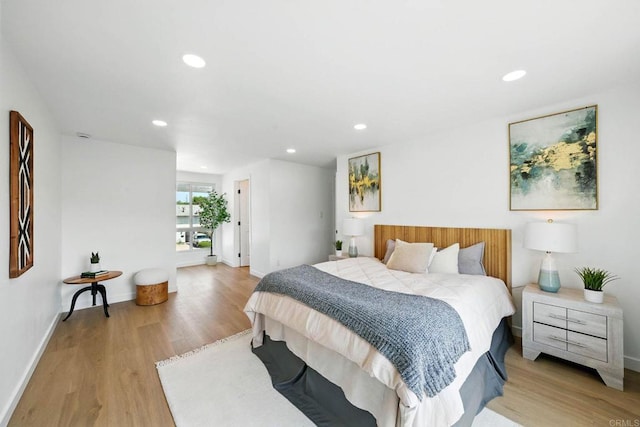 305 Spruce St, Chula Vista, CA 91911 - bedroom with light wood finished floors and recessed lighting