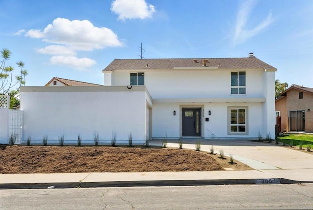 305 Spruce St, Chula Vista, CA 91911 - view of front of home featuring stucco siding and concrete driveway