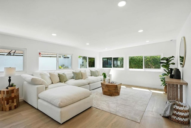 305 Spruce St, Chula Vista, CA 91911 - living room with healthy amount of natural light, wood finished floors, and recessed lighting