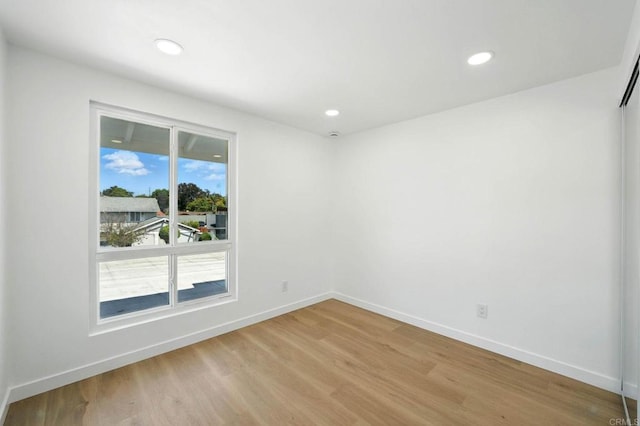 305 Spruce St, Chula Vista, CA 91911 - unfurnished room featuring light wood finished floors and recessed lighting