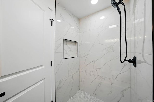 305 Spruce St, Chula Vista, CA 91911 - bathroom featuring a marble finish shower