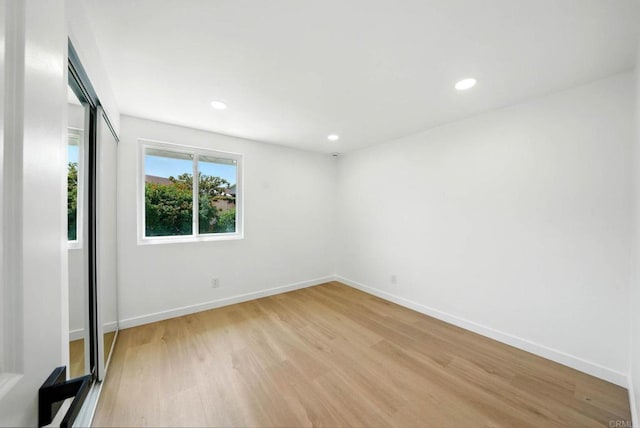 305 Spruce St, Chula Vista, CA 91911 - spare room with light wood finished floors and recessed lighting