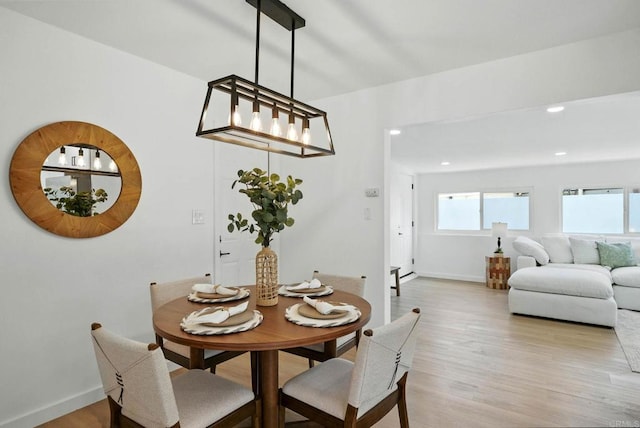 305 Spruce St, Chula Vista, CA 91911 - dining space featuring light wood-style floors and recessed lighting