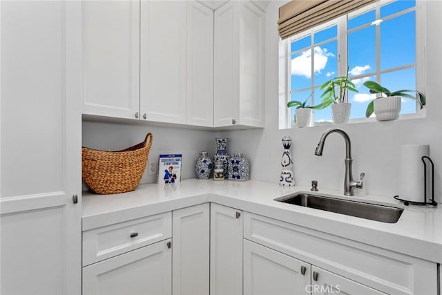 16261 Pineview Rd, Canyon Country, CA 91387 - kitchen with white cabinets and light countertops