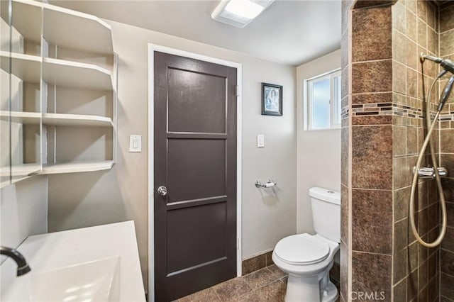 7803 Clive Ave, Whittier, CA 90606 - bathroom featuring toilet and a tile shower