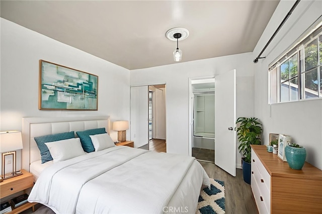 7803 Clive Ave, Whittier, CA 90606 - bedroom with wood finished floors