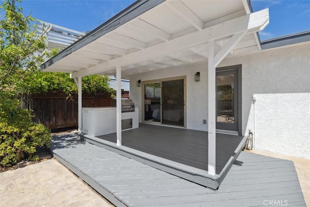 311 Prospect St, Oak View, CA 93022 - wooden deck featuring area for grilling