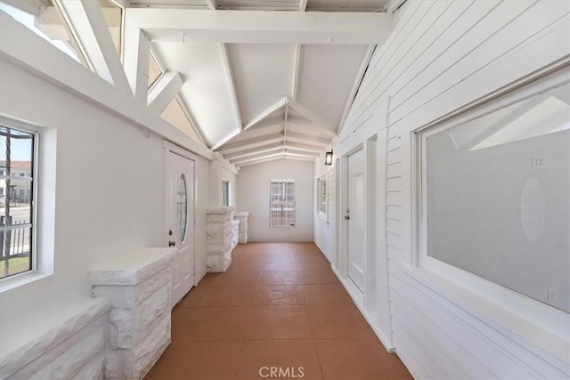 2018 W Martin Luther King Jr Blvd, Los Angeles, CA 90062 - corridor with tile patterned floors
