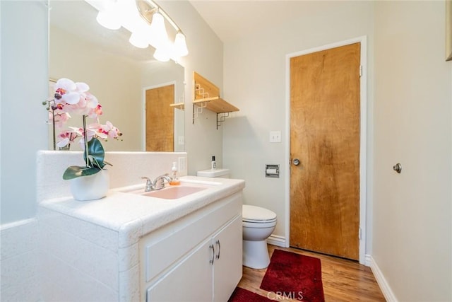 12995 Leith Way, Yucaipa, CA 92399 - bathroom with vanity and wood finished floors