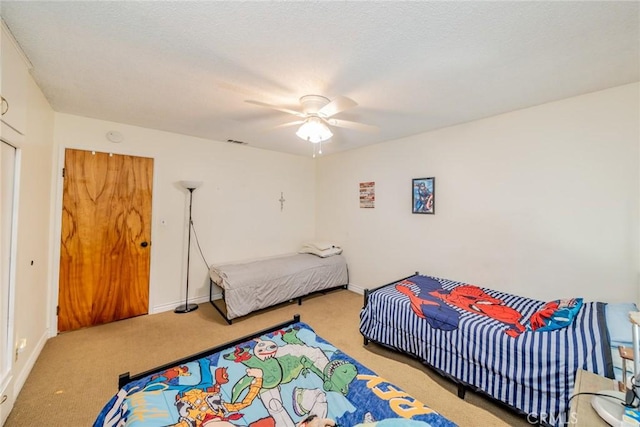 12995 Leith Way, Yucaipa, CA 92399 - bedroom featuring carpet flooring and ceiling fan