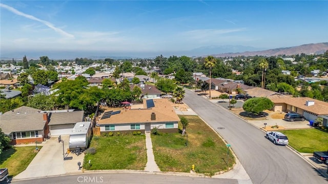 12995 Leith Way, Yucaipa, CA 92399 - aerial perspective of suburban area with a mountain backdrop