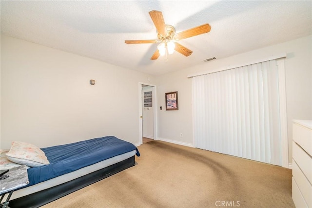 12995 Leith Way, Yucaipa, CA 92399 - bedroom with light carpet and ceiling fan