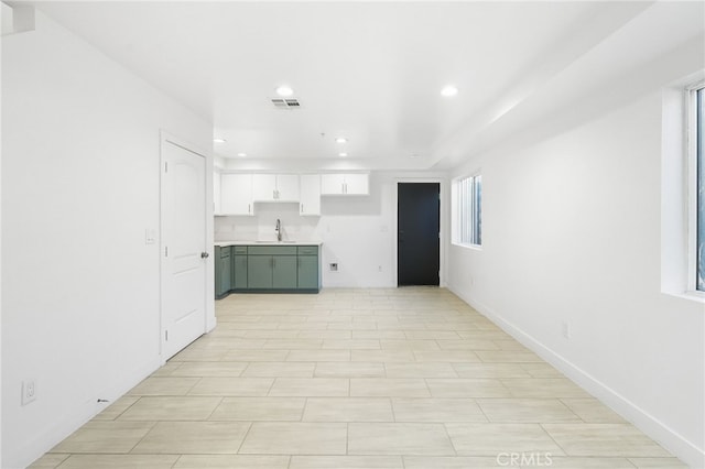 10415 Avalon Blvd, Los Angeles, CA 90003 - unfurnished living room featuring a sink and recessed lighting