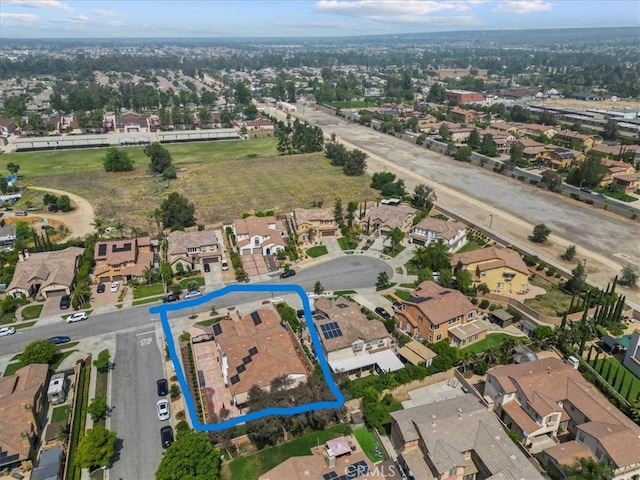 7145 Sunnyside Pl, Rancho Cucamonga, CA 91739 - aerial view of property's location featuring nearby suburban area