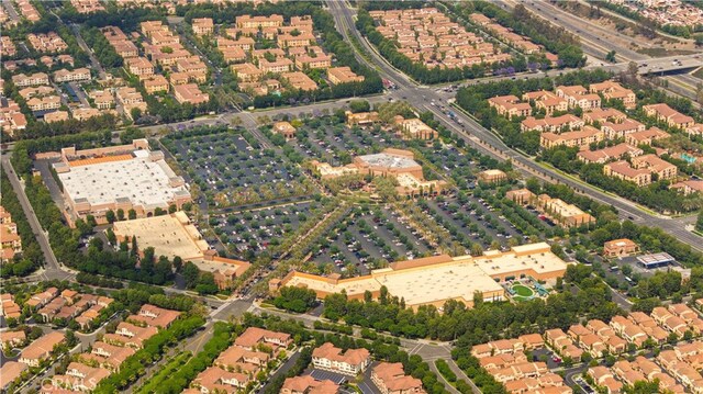 35 Twin Gables, Irvine, CA 92620 - aerial view of property's location with nearby suburban area