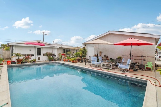 5070 Limerick Ave, Clairemont Mesa, CA 92117 - view of swimming pool with a patio area