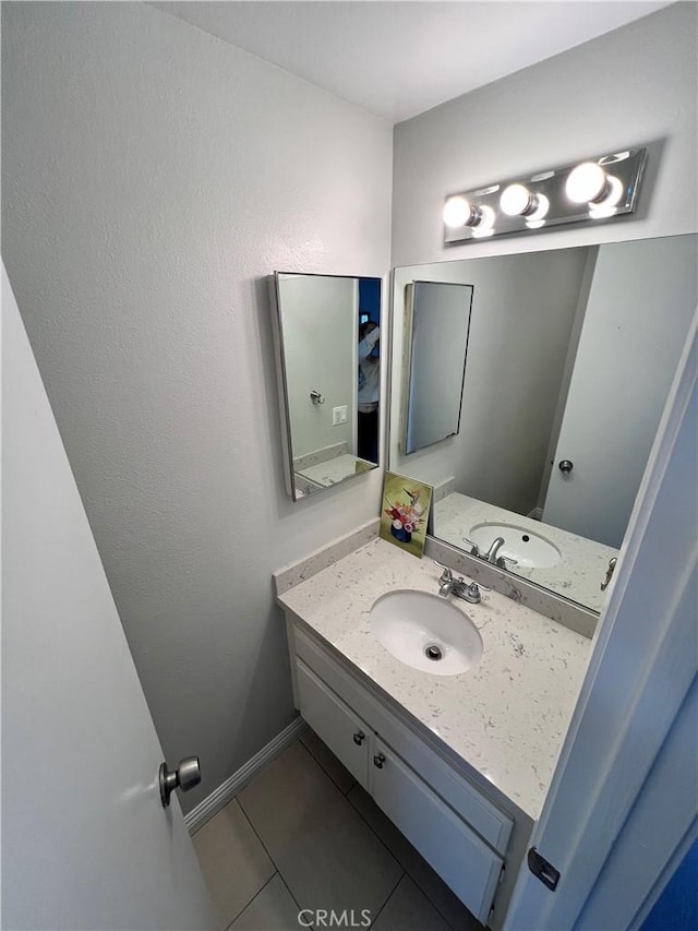 1231 S Golden W Ave Unit 24, Arcadia, CA 91007 - bathroom with tile patterned flooring and vanity