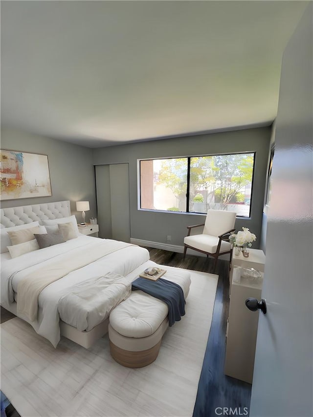 1231 S Golden W Ave Unit 24, Arcadia, CA 91007 - bedroom with wood finished floors and baseboards
