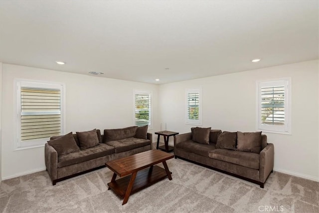 21288 Telegraph Rd, Riverside, CA 92507 - living room featuring light carpet and recessed lighting