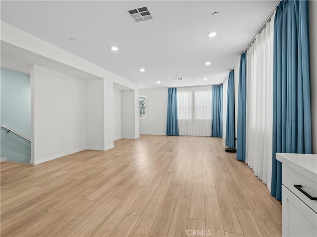 27148 Valley Oak Pl, Valencia, CA 91381 - spare room with light wood-style flooring and recessed lighting