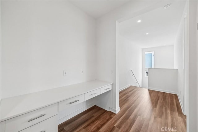 301 Placemark, Irvine, CA 92614 - unfurnished office with dark wood-style flooring and recessed lighting