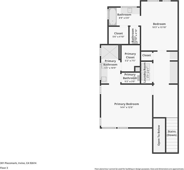 301 Placemark, Irvine, CA 92614 - view of home floor plan