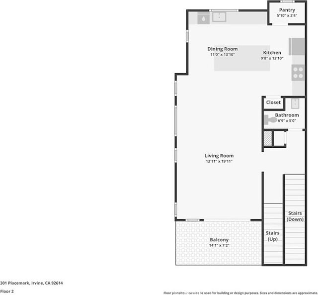 301 Placemark, Irvine, CA 92614 - view of floor plan / room layout