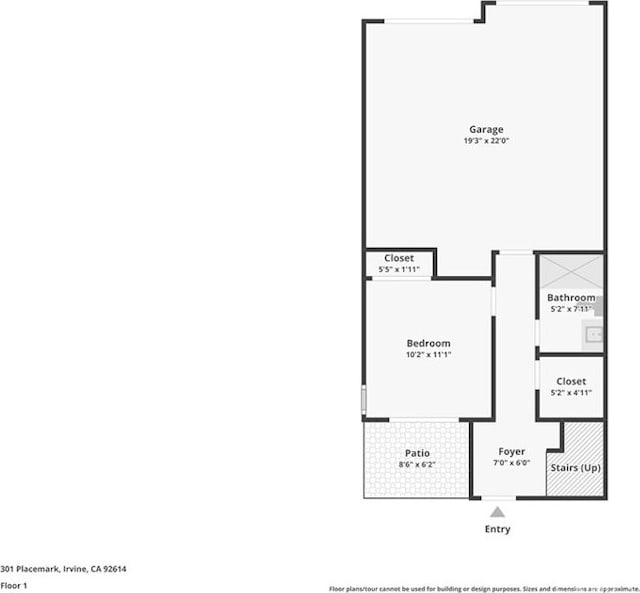 301 Placemark, Irvine, CA 92614 - view of property floor plan