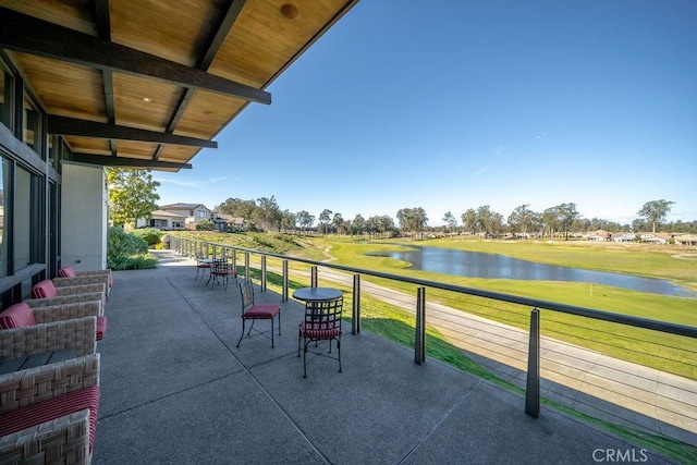 1012 Maggie Ln, Nipomo, CA 93444 - view of patio with a water view and view of golf course