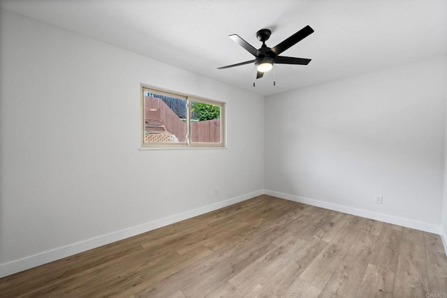 9121 Heatherdale St, Santee, CA 92071 - unfurnished room with wood finished floors and a ceiling fan